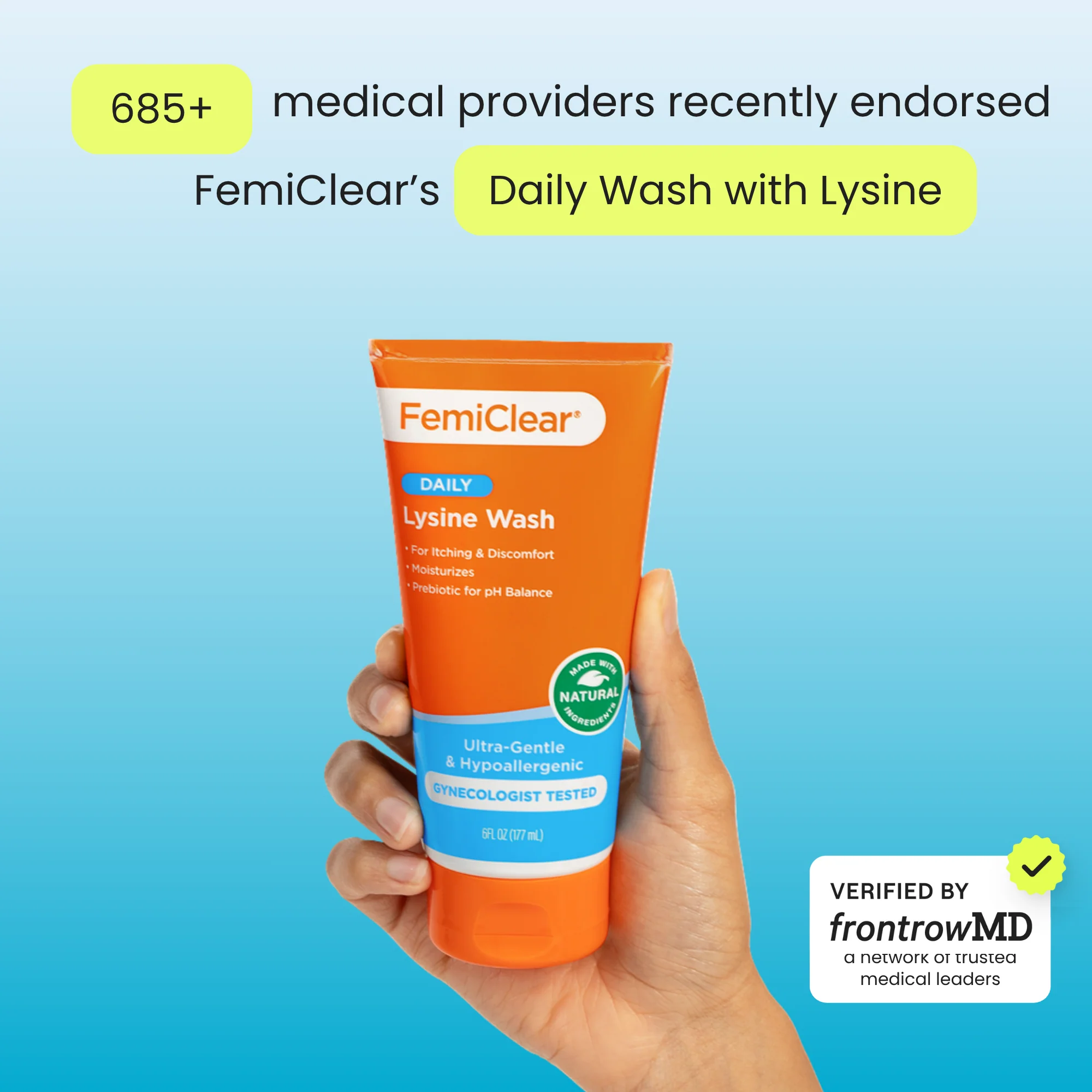 Ultra-Gentle Feminine Wash with Lysine - Image 4
