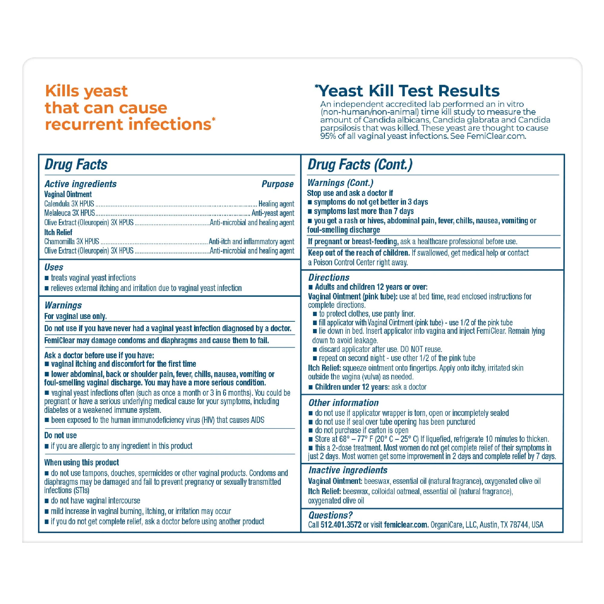 Yeast Infection Relief + Daily Care Kit - Image 16